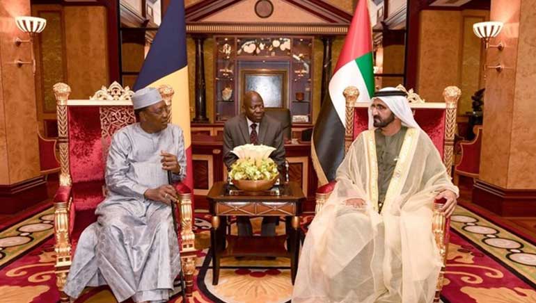 Chad President Idriss Deby Visits the UAE