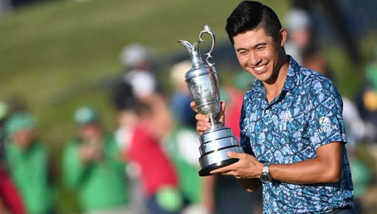 Golfer Collin Morikawa Debuts with a Win at the British Open