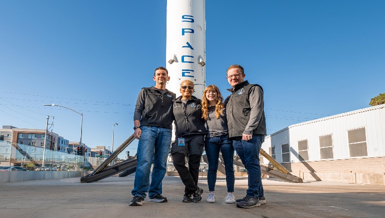 SpaceX Falcon 9 rocket took to Earth’s Orbit with All-Civilian Crew