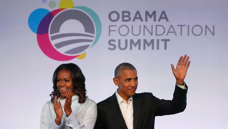 Jeff Bezos donates $100 million to the Obama Foundation