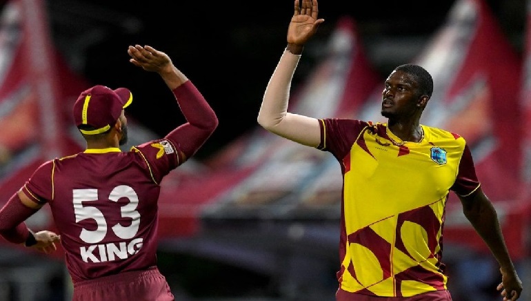 Jason holder creates history for west indies by taking four wickets in four balls