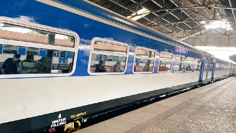 The AC train supplied by India has been successfully tested in Sri Lanka