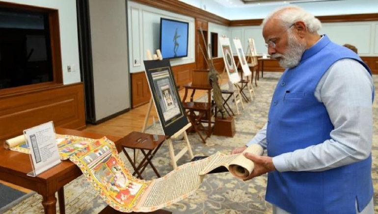 PM Modi thanks PM Morrison After Australia Returns 29 Antiquities