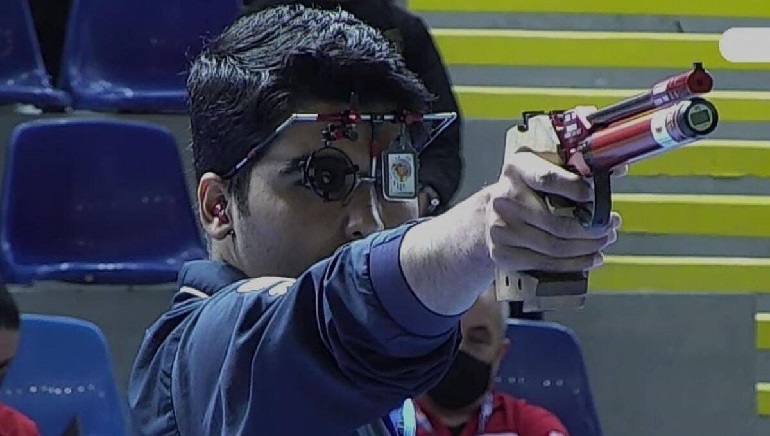 Indian Shooter Saurabh Chaudhary Claims Gold In 10m Air Pistol In Cairo