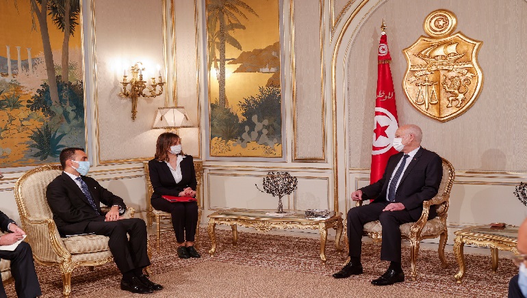 Tunisian President meets Italian Defense Minister
