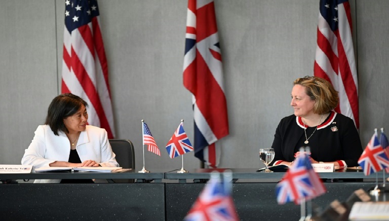 UK and USA Begin Two Days Of Trade Talks