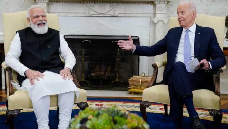 The US president will meet PM Modi in Japan at the Quad summit next month