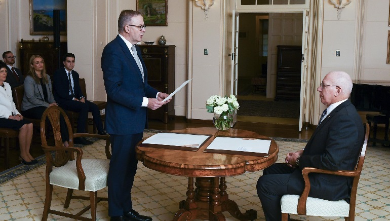 Anthony Albanese Was Sworn In As PM Of Australia Ahead Of The Tokyo Summit