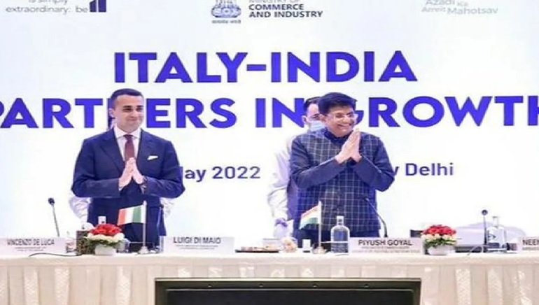 Union Minister Piyush Goyal Co-Chairs India-Italy Business Roundtable