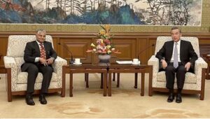 China’s Foreign Minister Meets Mr. Rawat Ahead of BRICS Summit