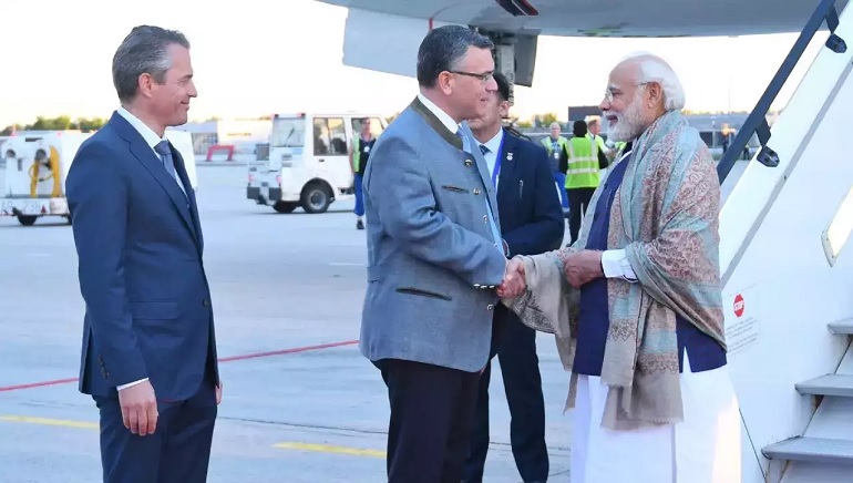 PM Modi Arrives In Germany To Attend G7 Summit