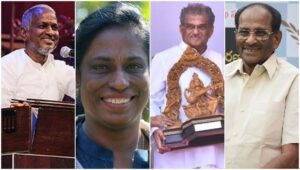 laiyaraaja, P T Usha, Veerendra Heggade and Vijayendra Prasad nominated as RS members
