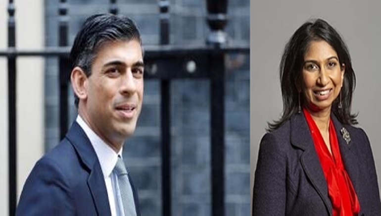 Indian-origin AG Suella Braverman, Rishi Sunak in UK PM race
