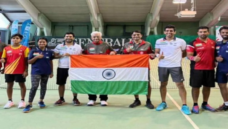 Indian Racketlon Team defeats Britain to Win Nations Cup in Austria