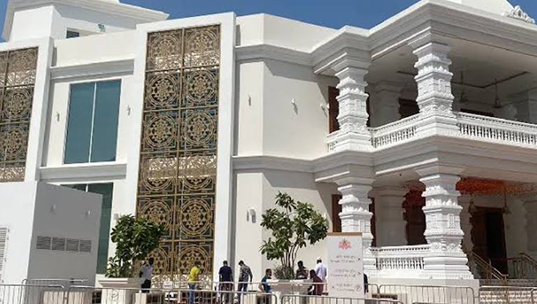 Dubai’s New Hindu Temple Is All Set To Open Ahead Of Dussehra