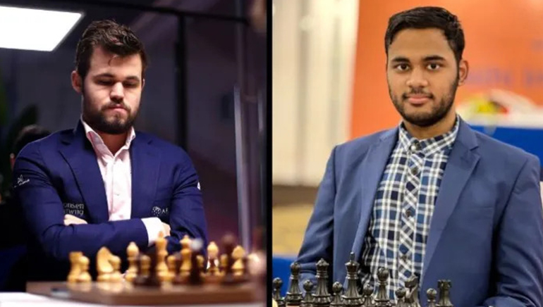 Young Indian Grandmasters Erigaisi, Gukesh beat world champion