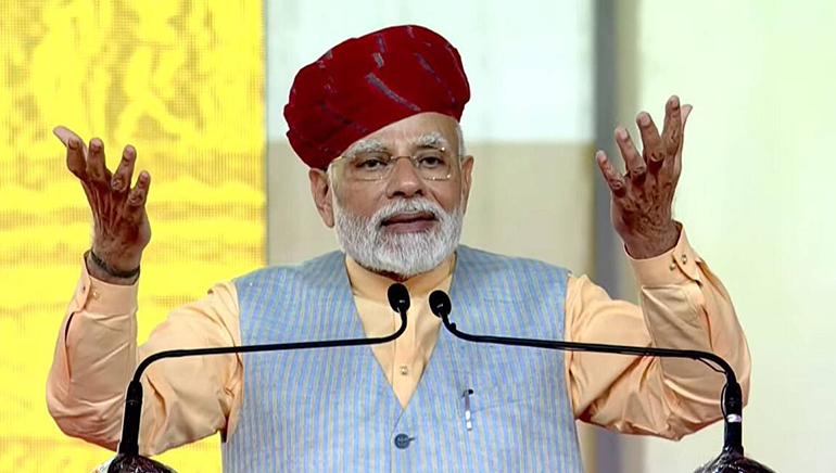 PM Modi declares Gujarat’s Modhera as India’s first 24×7 solar-powered village