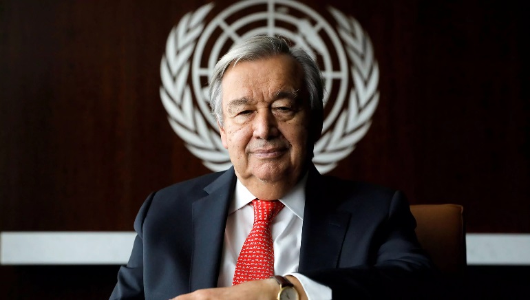 UN Chief Antonio Guterres Begins A 3-Day Visit To India On Tuesday