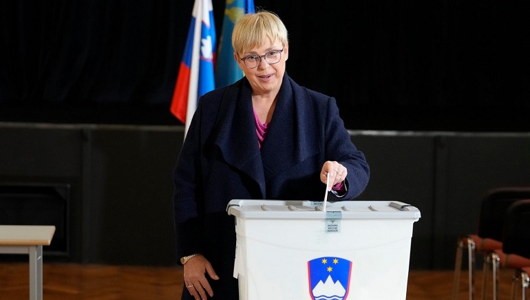 Slovenia Gets First Female President in a Run-Off Vote