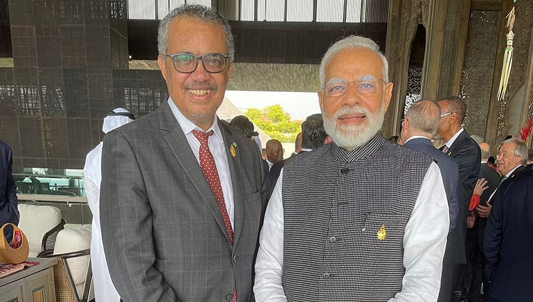 WHO DG Thanks PM Modi for Alliance in Building Global Traditional Health Centre