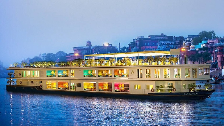 PM Modi Flags Off World’s Longest River Cruise MV Ganga Vilas in Varanasi