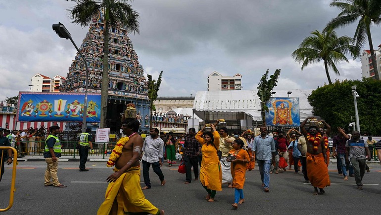 Tamilians in Singapore Celebrate First Post-Pandemic Thaipusam with Elan