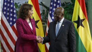Kamala Harris Promises US Partnership with Africa during Visit to Ghana