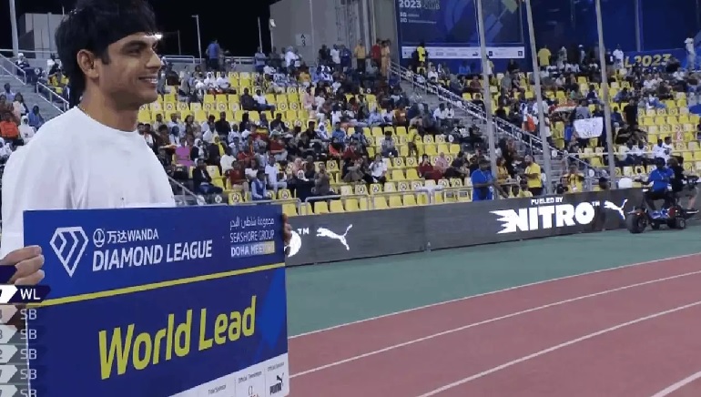 Neeraj Chopra Wins Doha Diamond League with a Throw of 88.67m