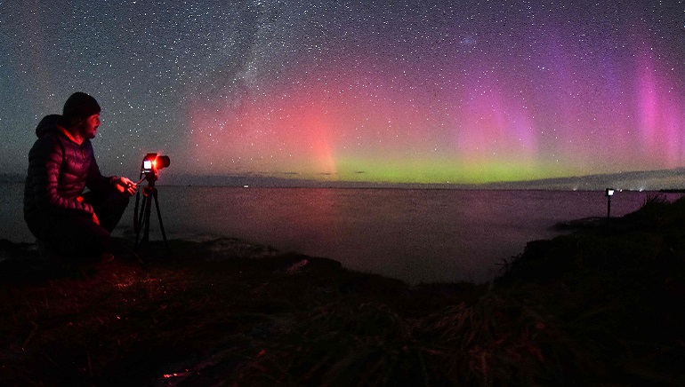 Severe Solar Storm Triggers Auroras across North and South of the Planet