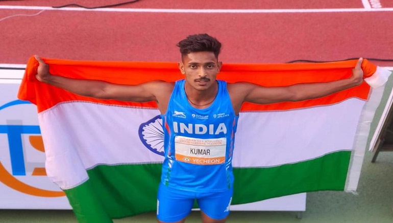 In a First, India Bags Gold in Decathlon at Asian U20 Championship