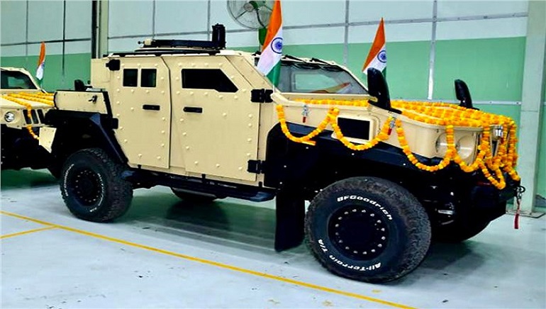 Indian Army Starts Receiving Mahindra Armado Armoured Vehicle