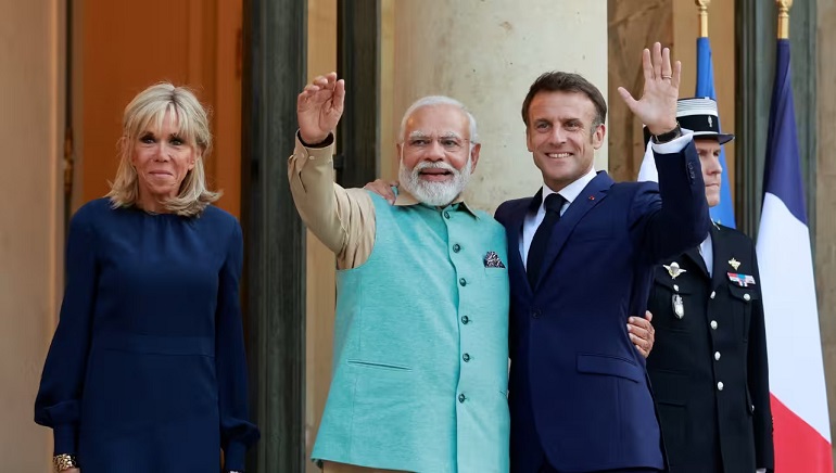 PM Modi Receives Highest French Honour, Announces Use of UPI in France