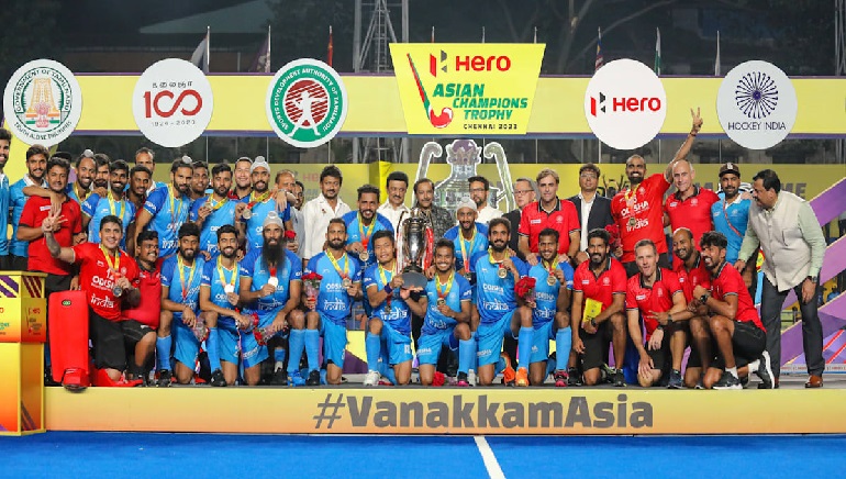 India Sets New Record for Most Asian Champions Trophy Hockey Titles