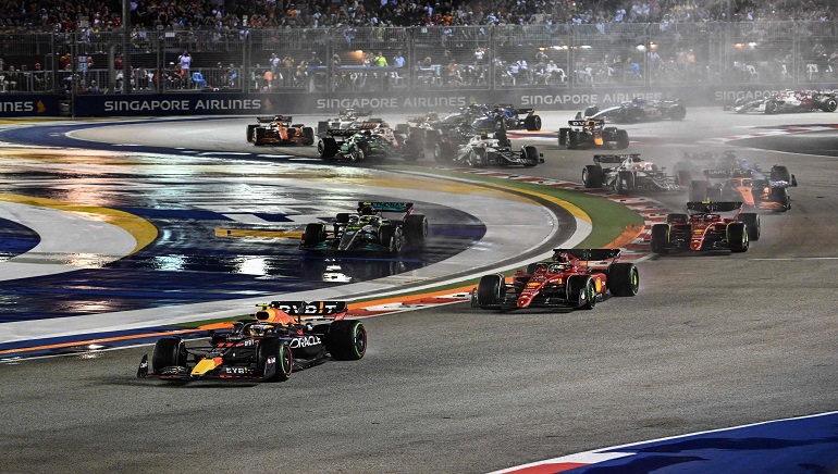 Singapore GP Vows to Halve F1 Energy Emissions by 2028