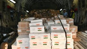 India Sends 38 Tons of Humanitarian Goods to Palestinian People