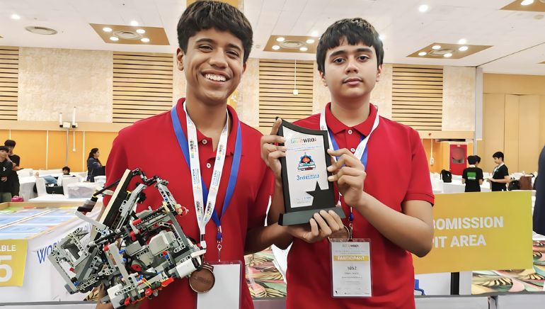 Gujarat School Team Makes Robot in 85 Seconds, Wins Bronze at Olympiad