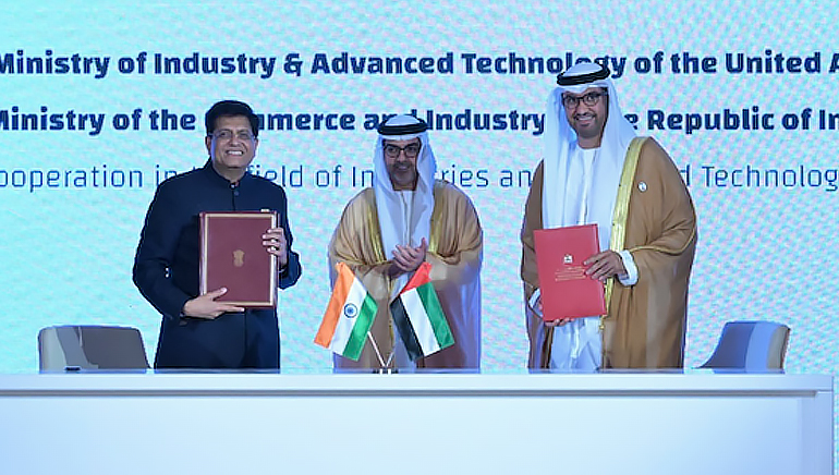 UAE, India Sign MoU to Drive Investment and Collaboration in Industry, Advanced Tech