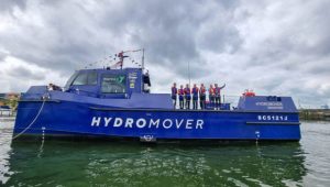 Singapore’s first fully electric cargo vessel launched