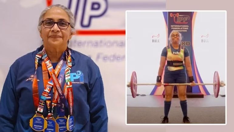 Reeni Tharakan, 63-year-old Powerlifting Champion From Kerala