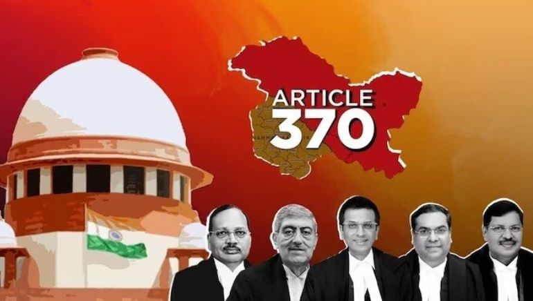 Supreme Court Upholds Abrogation of Special Status Of Jammu and Kashmir