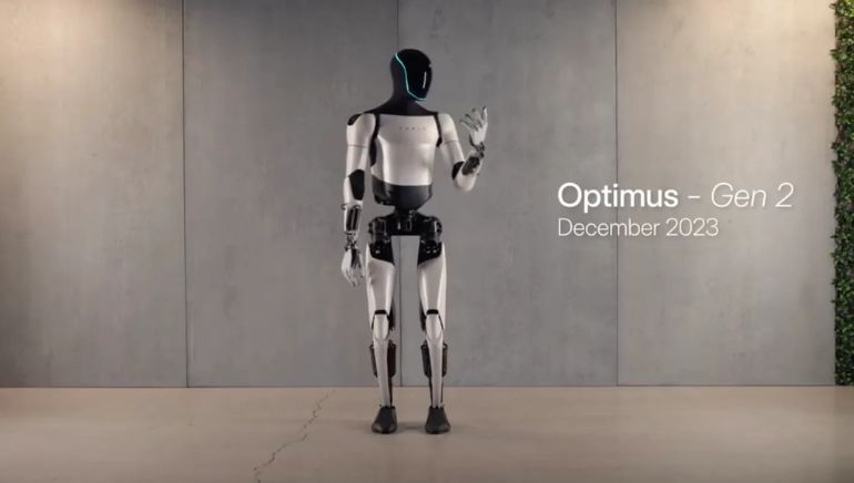 Tesla Unveils Its New Humanoid Robot, Optimus-Gen 2