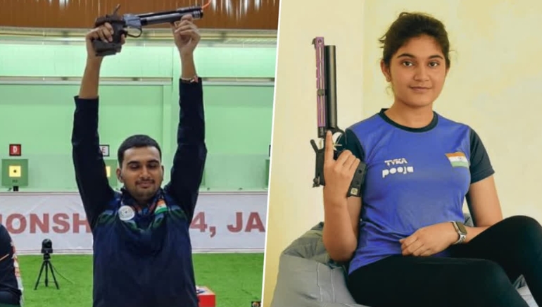 Indian Shooters Varun and Esha Secure Paris Olympic Quota with Gold in 10m Air Pistol Event in Jakarta