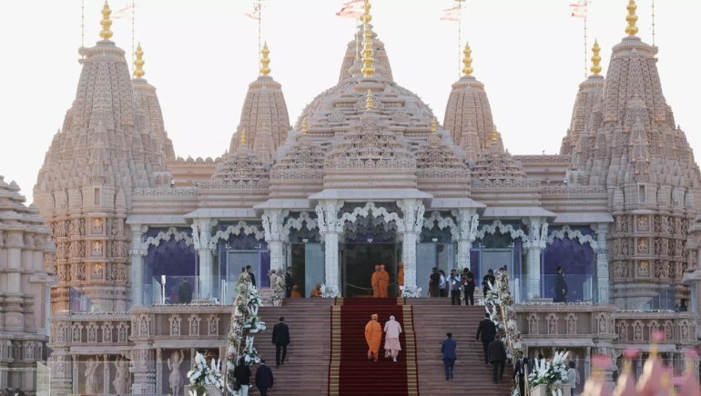 Abu Dhabi’s First Hindu Stone Temple To Open To The Public On March 1