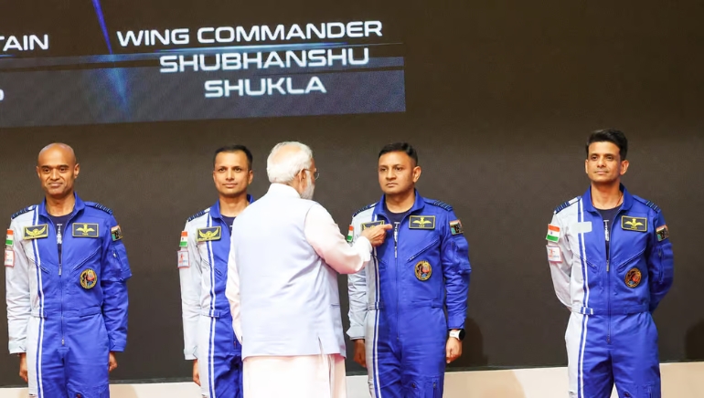 PM Names Four Astronauts For Gaganyaan Mission