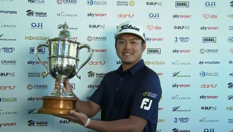Takahiro Hataji Creates History By Becoming The First Japan Golfer To Win New Zealand Open
