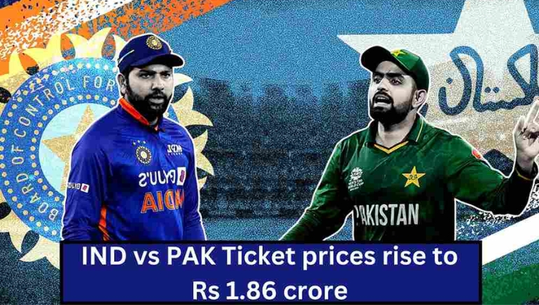 T20 WC: IND vs. PAK VIP Ticket Prices Skyrocket to Rs 1.86 Crore
