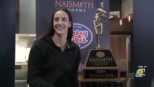 Caitlin Clark Wins The Second Consecutive Naismith Award