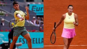 Carlos Alcaraz And Aryna Sabalenka Advance To Pre-Quarterfinals Of The Madrid Open 2024