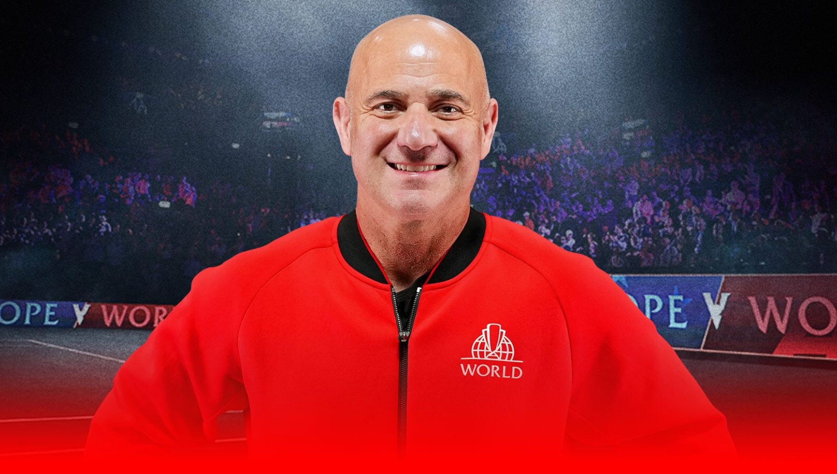 Andre Agassi to Lead Team World as Captain at 2025 Laver Cup
