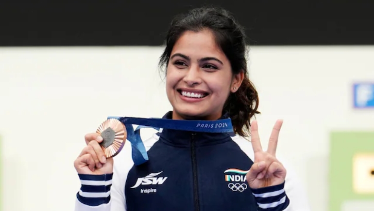 Manu Bhaker Wins India’s First Medal at Paris Olympics 2024